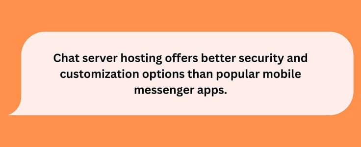 Definition of chat server hosting