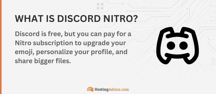 Discord is free, but you can pay for a Nitro subscription to upgrade your emoji, personalize your profile, and share bigger files. Discord is free, but you can pay for a Nitro subscription to upgrade your emoji, personalize your profile, and share bigger files.
