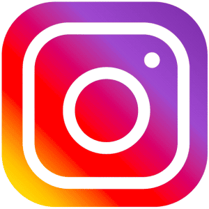 Instagram logo on white background