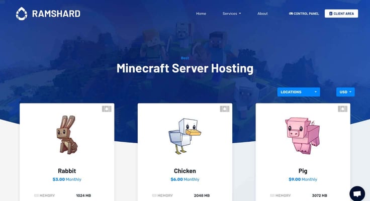 A screenshot of RAMShard's Minecraft plans
