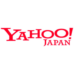 Yahoo Japan logo on white background