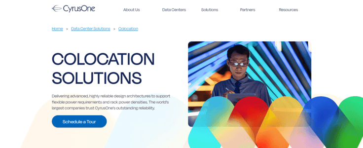 CyrusOne homepage