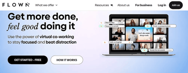 FLOWN.com homepage FLOWN.com homepage