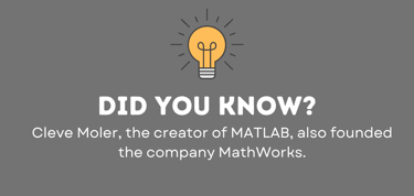 Fact about Cleve Moler and MathWorks
