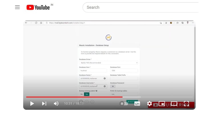 Screenshot of Mautic download tutorial. Screenshot of Mautic download tutorial.