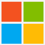Microsoft Online logo on grey background