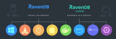 screenshot of RavenDB vs. RavenDB Cloud