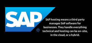 Textbox describing definition of SAP hosting