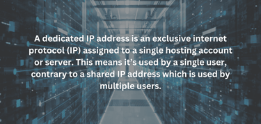 dedicated IP definition
