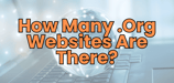How Many .Org Websites Are There? (2025 Stats)