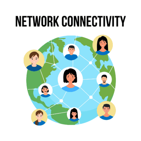 Network connectivity illustration Network connectivity illustration