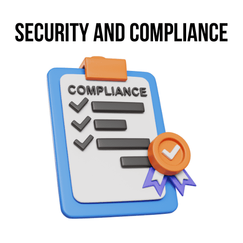 Security and Compliance illustration Security and Compliance illustration