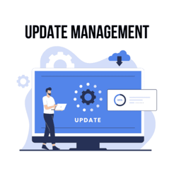 Update management illustration Update management illustration