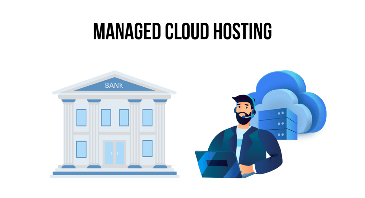 Managed cloud hosting illustration