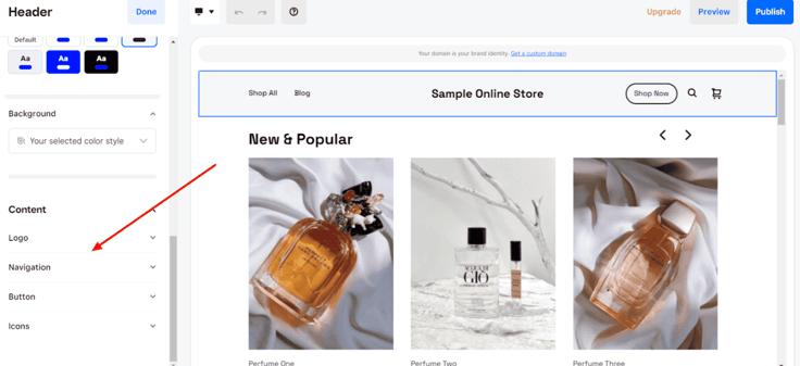 Customizing weebly theme