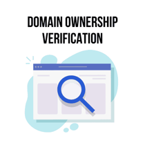 Domain ownership verification illustration Domain ownership verification illustration