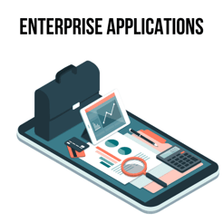 Enterprise applications illustration Enterprise applications illustration