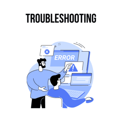 troubleshooting illustration troubleshooting illustration