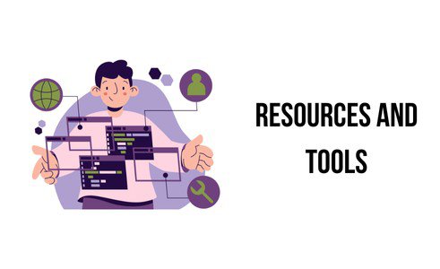 resources and tools illustration