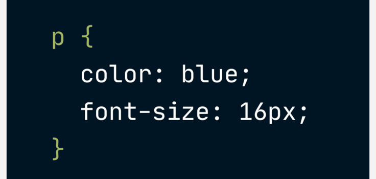 HTML styling with CSS example