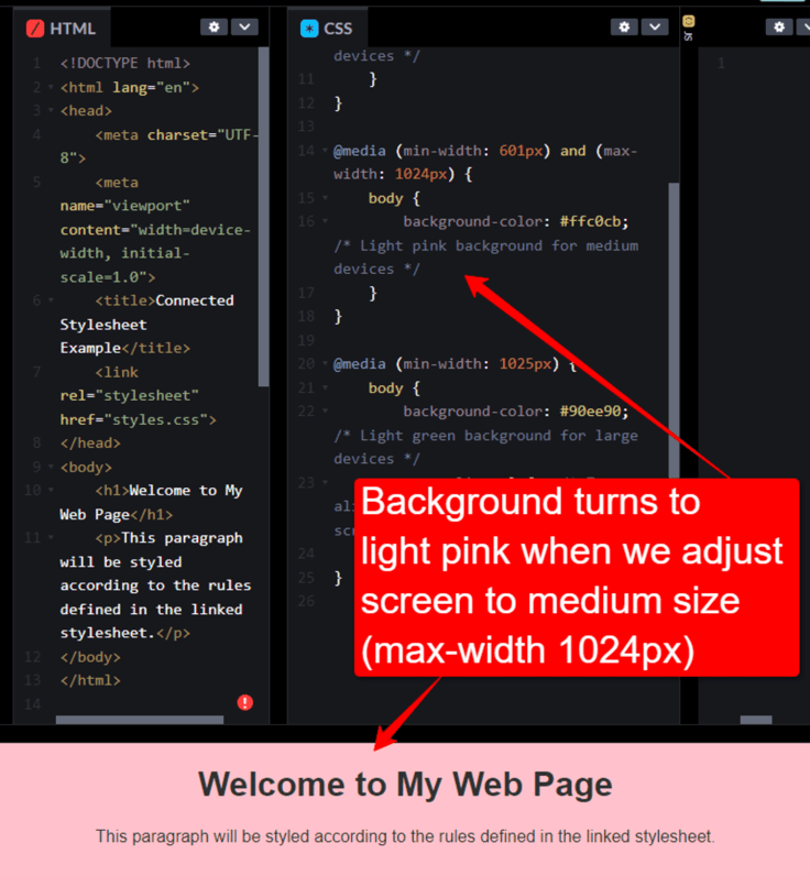 HTML flexbox and CSS grid example