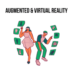 AR and VR graphic