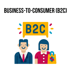 B2C graphic