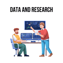 data and research illustration