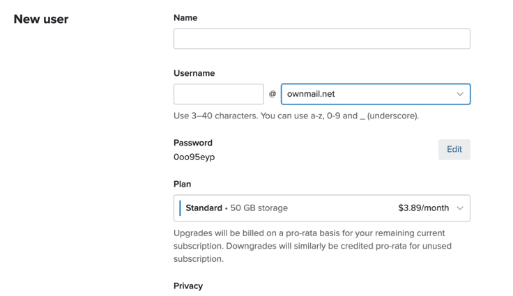 fastmail dashboard