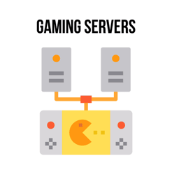 Gaming servers illustration