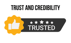 Trust and credibility illustration Trust and credibility illustration