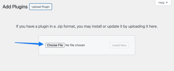 Adding plugins from a .zip page
