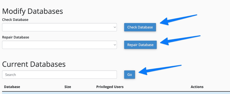 database modification database modification
