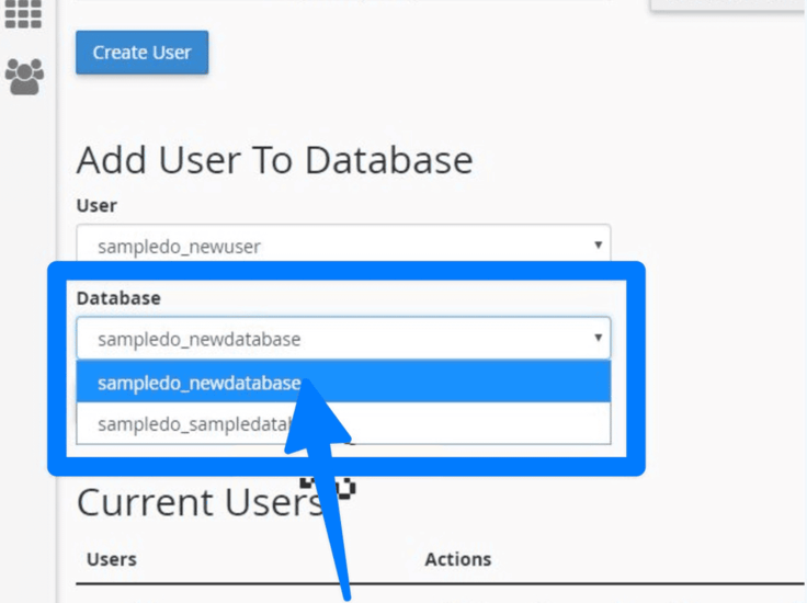 add database user