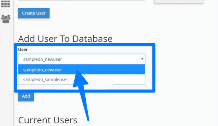 add database users