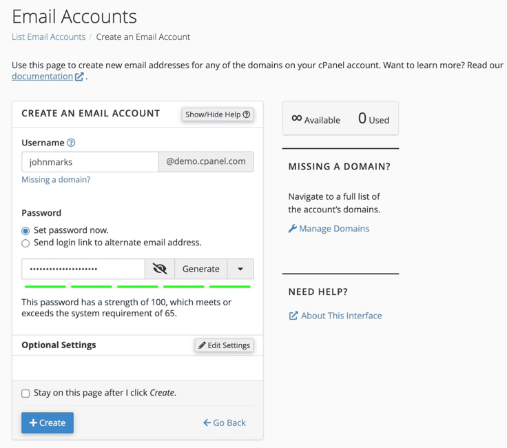 email login