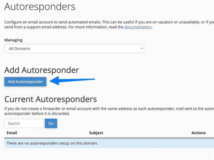 add autoresponders