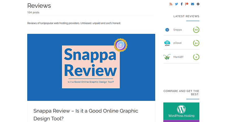 Screenshot of ThisHosting.Rocks review page