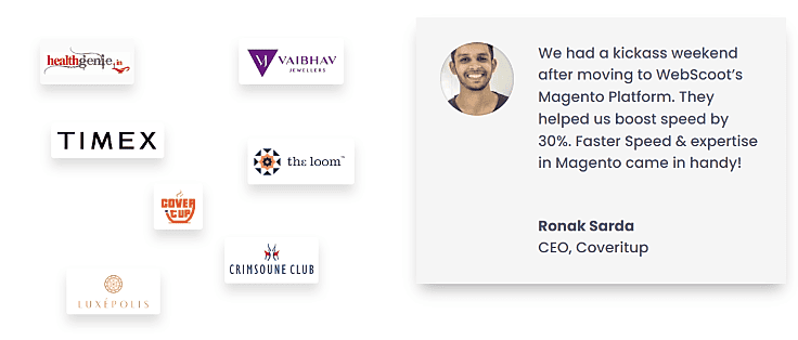 Screenshot of Webscoot.io testimonial
