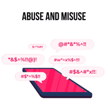 Abuse and misuse illustration