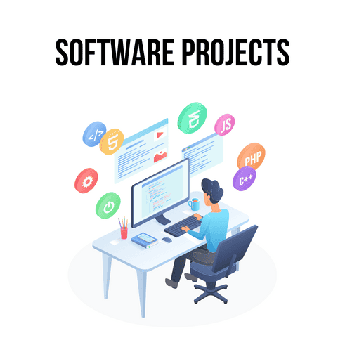 software projects illustration software projects illustration