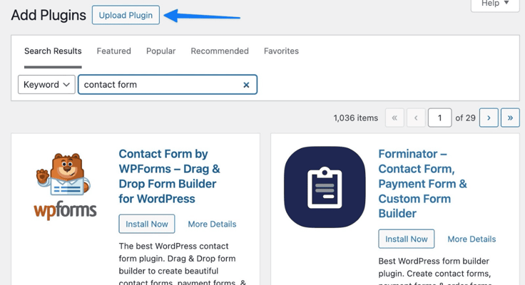 How to upload plugin screenshot