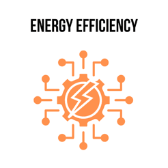CPU core energy efficiency illustration