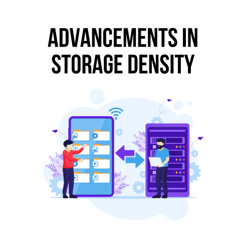Storage density illustration Storage density illustration