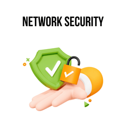 Network security illustration