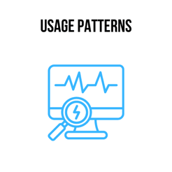 bandwidth usage patterns illustration