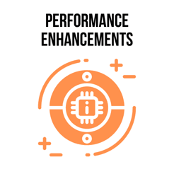 CPU core performance enhancement illustration