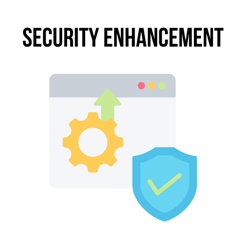 Security enhancement illustration Security enhancement illustration
