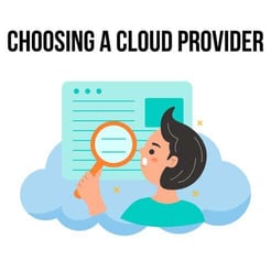Choosing a cloud provider illustration