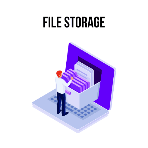 file storage illustration